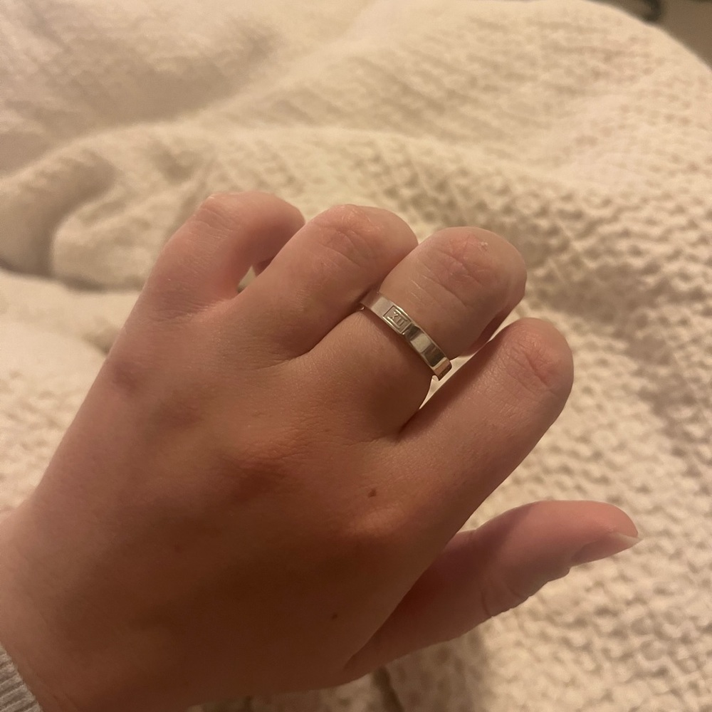 Tiffany & Co. Atlas Roman Numeral Ring Size 6 (Rare)